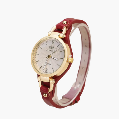 Damklocka vintage stil elegant vardagsur quartz
