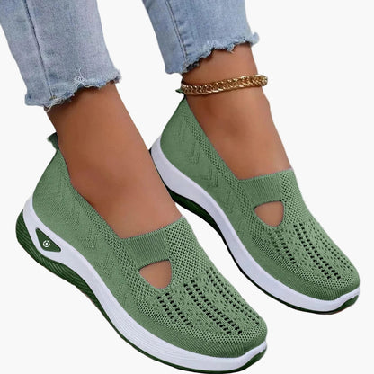 Dam Sneakers Ortopediska Andningsbara Halkfria Vardags- och Träningsskor