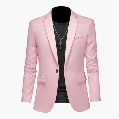 Herr Elegant Kavaj Blazer för Fest och Vardag – Modern Slim Fit Kostymjacka