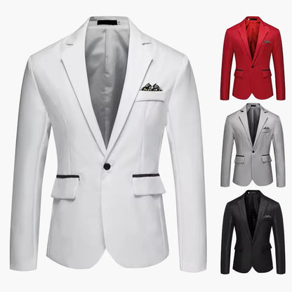 Herr Kavaj Slim Fit – Elegant Fest- och Bröllopskavaj