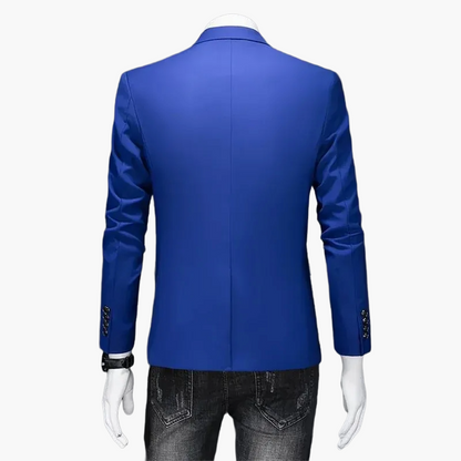 Herr Elegant Kavaj Blazer för Fest och Vardag – Modern Slim Fit Kostymjacka