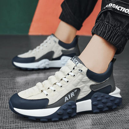 Herr Sneakers Sportiga Vardagsskor med Modern Design och Extra Komfort