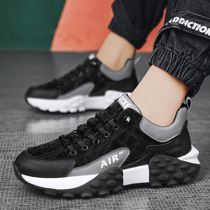 Herr Sneakers Sportiga Vardagsskor med Modern Design och Extra Komfort