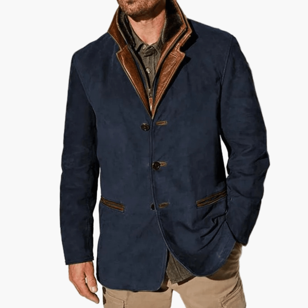 Herrjacka Vintage Stil – Klassisk och Elegant för Höst och Vinter