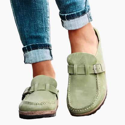 Damtofflor med ortopedisk komfort – Slip-on retrostil, vardagsskor för kvinnor