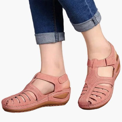 Damers ortopediska sandaler med romersk stil för vardagskomfort och promenader