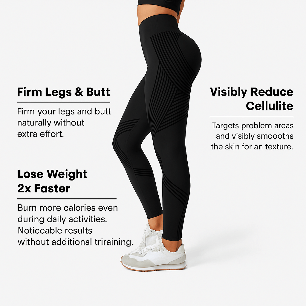 Dam Seamless Anti Cellulite Träningstights för Gym och Vardag