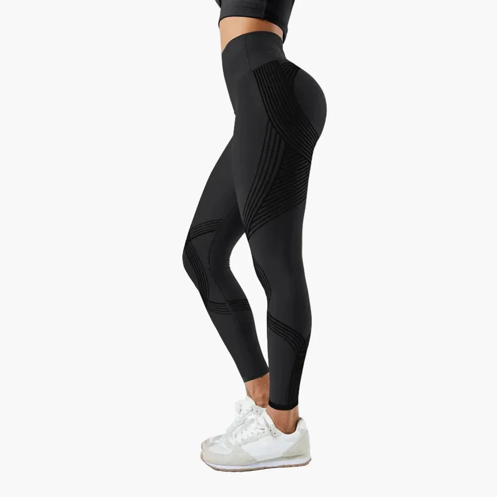 Dam Seamless Anti Cellulite Träningstights för Gym och Vardag