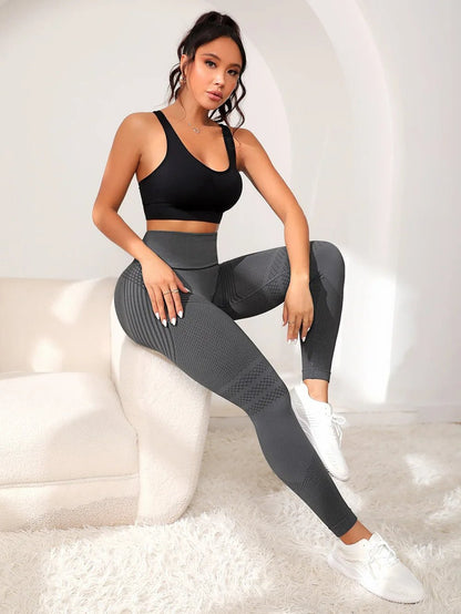 Dam Seamless Anti Cellulite Träningstights för Gym och Vardag