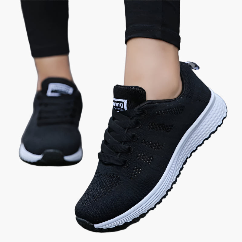 Dam Sneakers Casual Andningsbara Sportskor för Träning och Vardag
