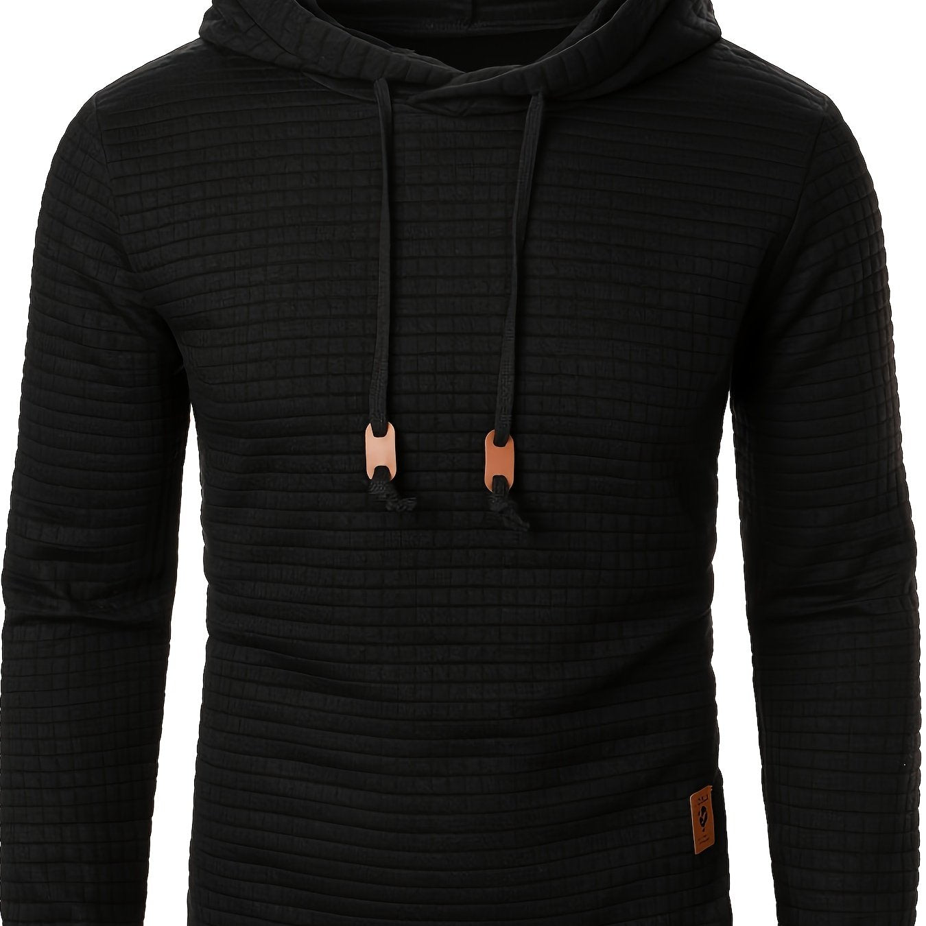 Johan - Herr Huvtröja med Strukturerad Design