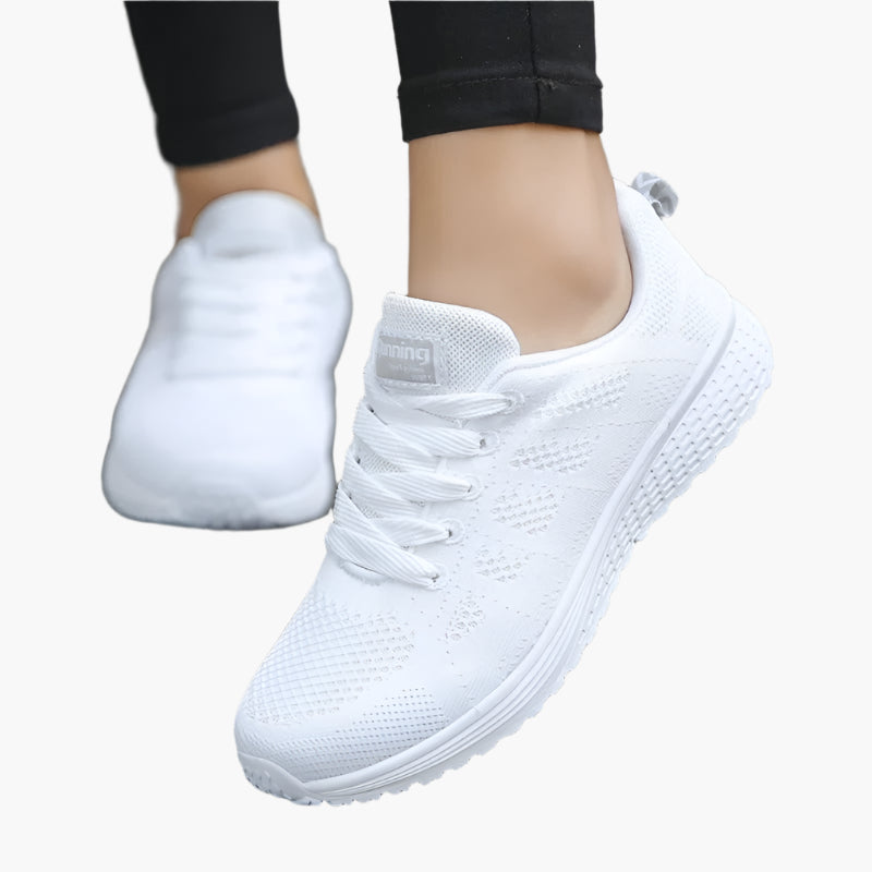 Dam Sneakers Casual Andningsbara Sportskor för Träning och Vardag