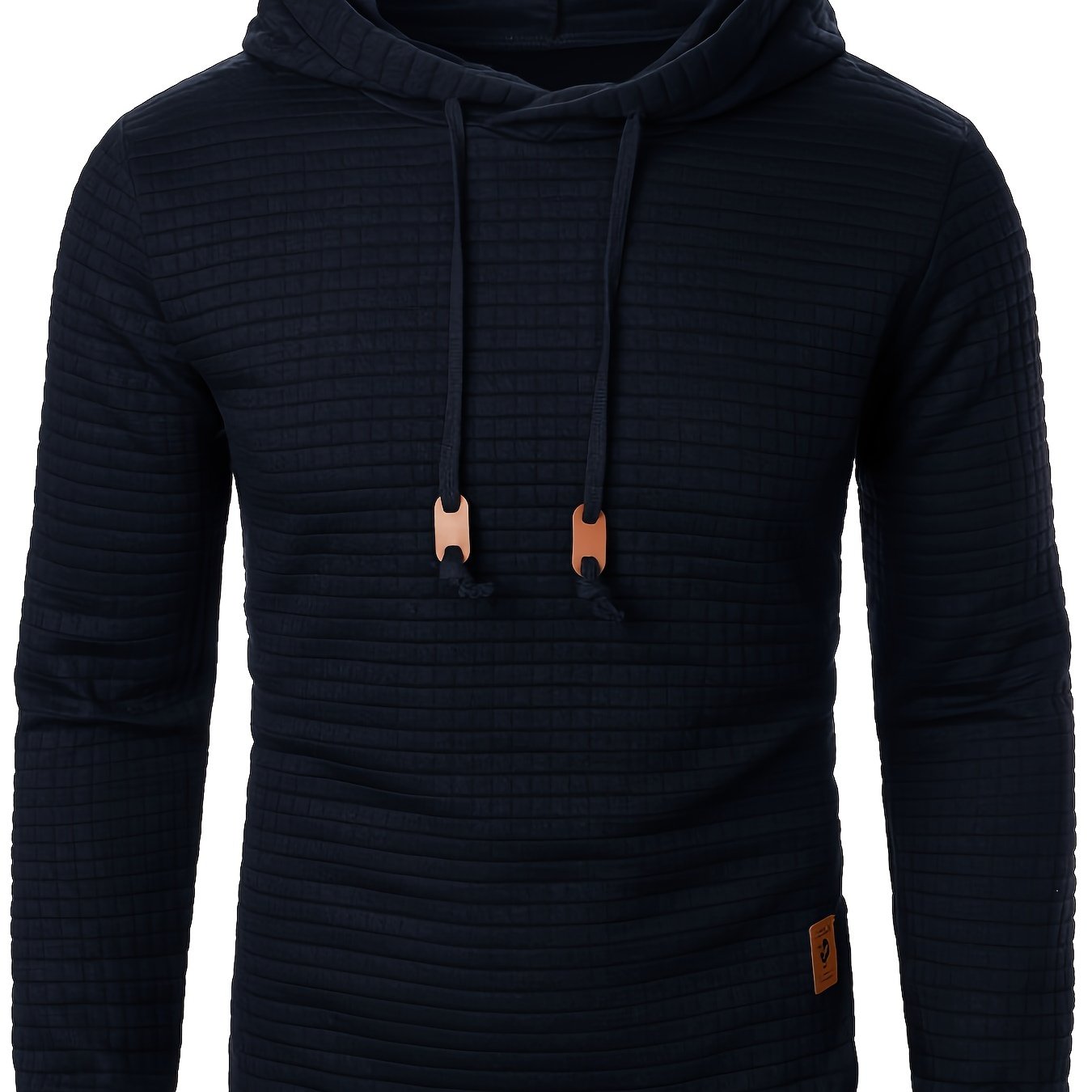 Johan - Herr Huvtröja med Strukturerad Design