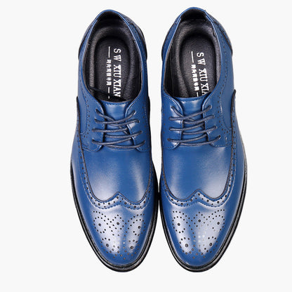 Herr Oxford Skor – Klassisk Brogue Stil för Formella Tillfällen